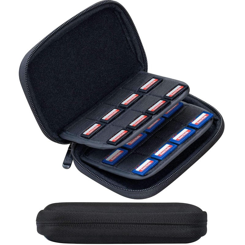 ButterFox 32-120 Switch Game Case for Nintendo Switch, Switch Game Card Storage Holder or SD Memory Card Case (32 Black) - Image 3